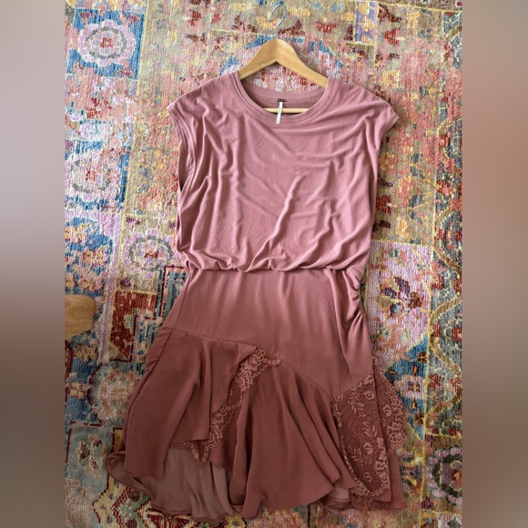 Free People pink mini dress - Picture 6 of 7